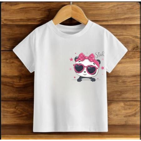 Kiz Çocuk Baskili T-shirt